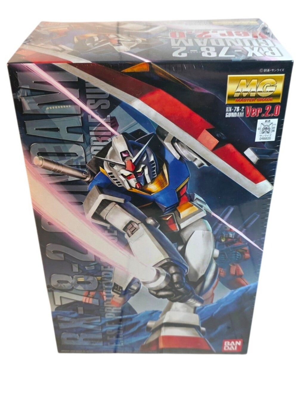 RX-78-2 Gundam Master Grade Ver.2.0 Model Kit - White/Blue/Red NIB